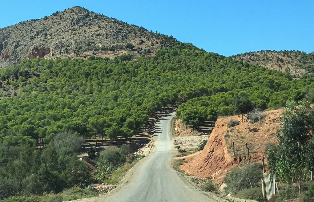 route parc national de Hoceima